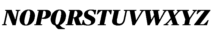 Richmond Display Black Italic Font UPPERCASE