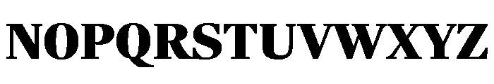 Richmond Display Black Font UPPERCASE