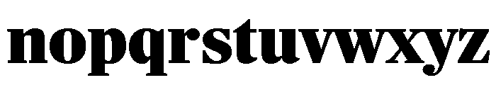 Richmond Display Black Font LOWERCASE