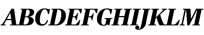 Richmond Display Bold Italic Font UPPERCASE