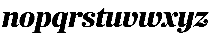 Richmond Display Bold Italic Font LOWERCASE