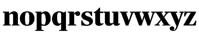 Richmond Display Bold Font LOWERCASE