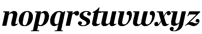 Richmond Display Italic Font LOWERCASE