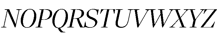 Richmond Display Light Italic Font UPPERCASE