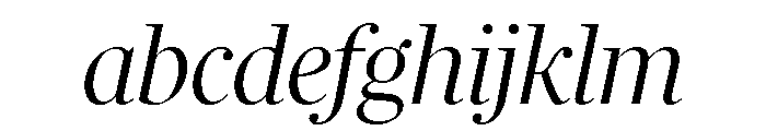 Richmond Display Light Italic FONT