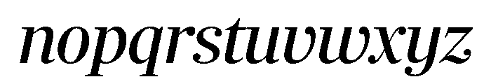Richmond Display Regular Italic Font LOWERCASE