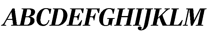 Richmond Display Semi Bold Italic Font UPPERCASE