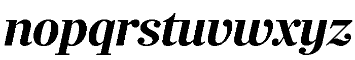 Richmond Display Semi Bold Italic Font LOWERCASE
