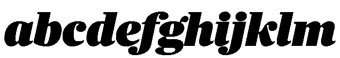 Richmond Display Ultra Black Italic FONT