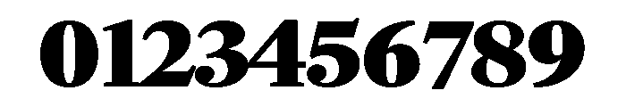Richmond Display Ultra Black Font OTHER CHARS