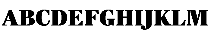 Richmond Display Ultra Black Font UPPERCASE