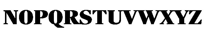 Richmond Display Ultra Black Font UPPERCASE