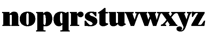 Richmond Display Ultra Black Font LOWERCASE