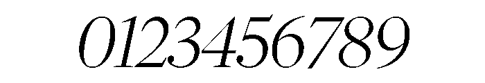 Richmond Display Ultra Light Italic Font OTHER CHARS