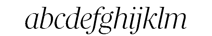 Richmond Display Ultra Light Italic FONT