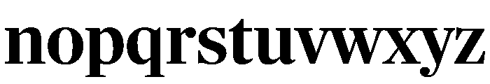 Richmond Display Font LOWERCASE