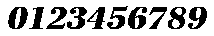 Richmond Text Black Italic Font OTHER CHARS