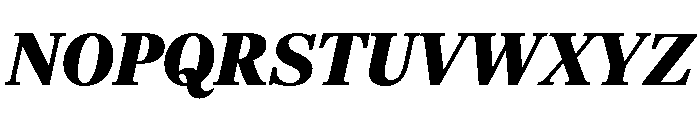 Richmond Text Black Italic Font UPPERCASE