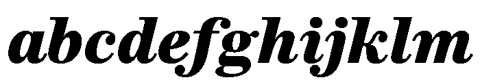Richmond Text Black Italic FONT
