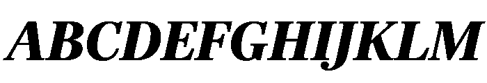 Richmond Text Bold Italic Font UPPERCASE