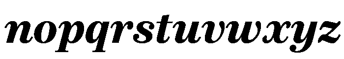 Richmond Text Bold Italic Font LOWERCASE