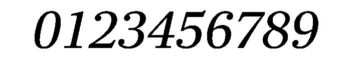 Richmond Text Italic Font OTHER CHARS