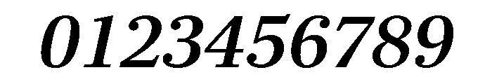 Richmond Text Medium Italic Font OTHER CHARS