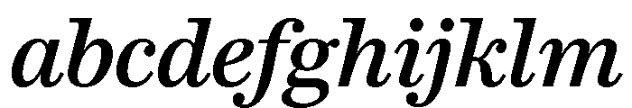 Richmond Text Medium Italic FONT