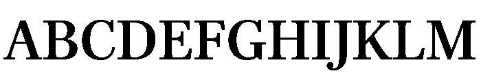 Richmond Text Medium Font UPPERCASE