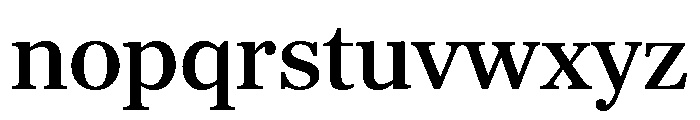 Richmond Text Medium Font LOWERCASE