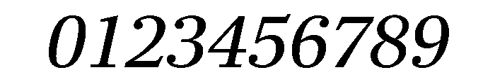 Richmond Text Regular Italic Font OTHER CHARS