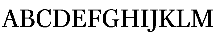 Richmond Text Regular Font UPPERCASE