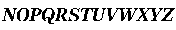 Richmond Text Semi Bold Italic Font UPPERCASE