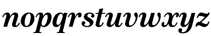 Richmond Text Semi Bold Italic Font LOWERCASE