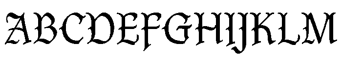 Ridley Regular Font UPPERCASE