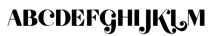 Riley Regular Font UPPERCASE