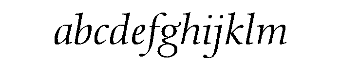 Rilke Book Italic FONT