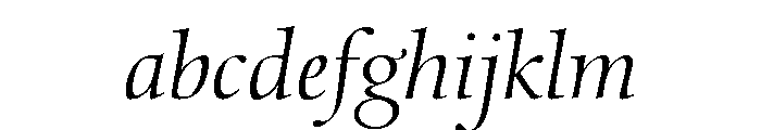 Rilke Display Book Italic FONT