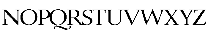 Rilke Display Book Font UPPERCASE
