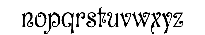 Ringwell Regular Font LOWERCASE
