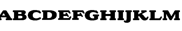 Riquet Black Font UPPERCASE