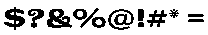 Riquet Bold Font OTHER CHARS