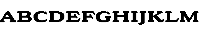 Riquet Bold Font UPPERCASE