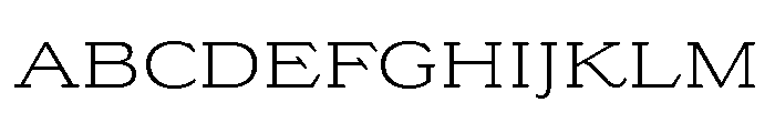 Riquet Extra Light Font UPPERCASE