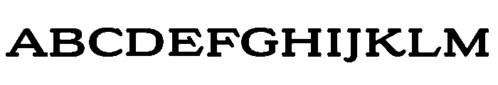 Riquet Regular Font UPPERCASE