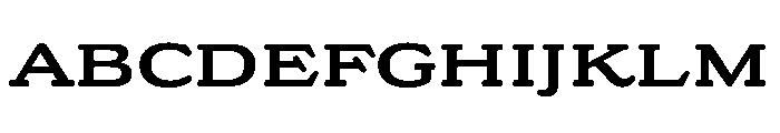 Riquet Font UPPERCASE