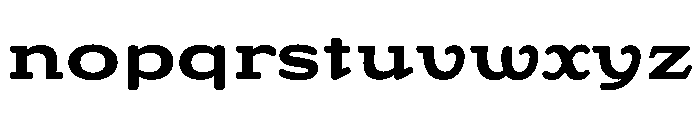 Riquet Font LOWERCASE