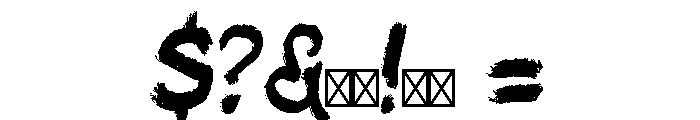 Rise Regular Font OTHER CHARS