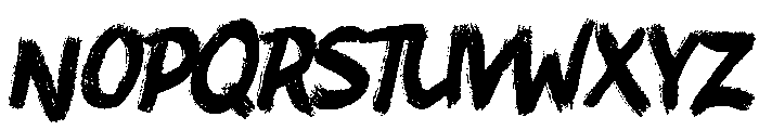 Rise Regular Font UPPERCASE
