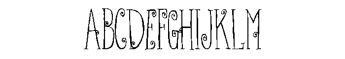 Ritornelos Medium Font UPPERCASE